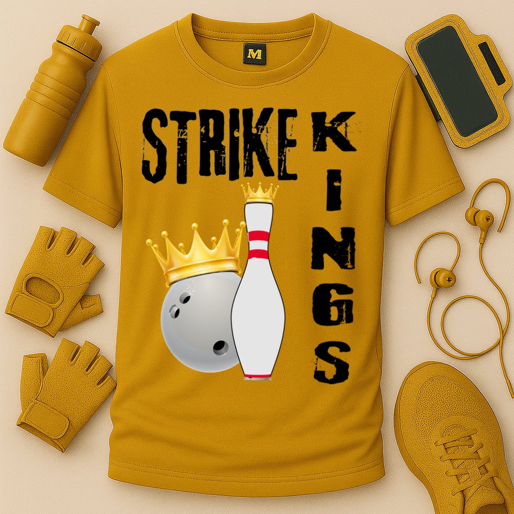 Strike Kings Bowling Logo Cooling Performance Crew T-Shirt