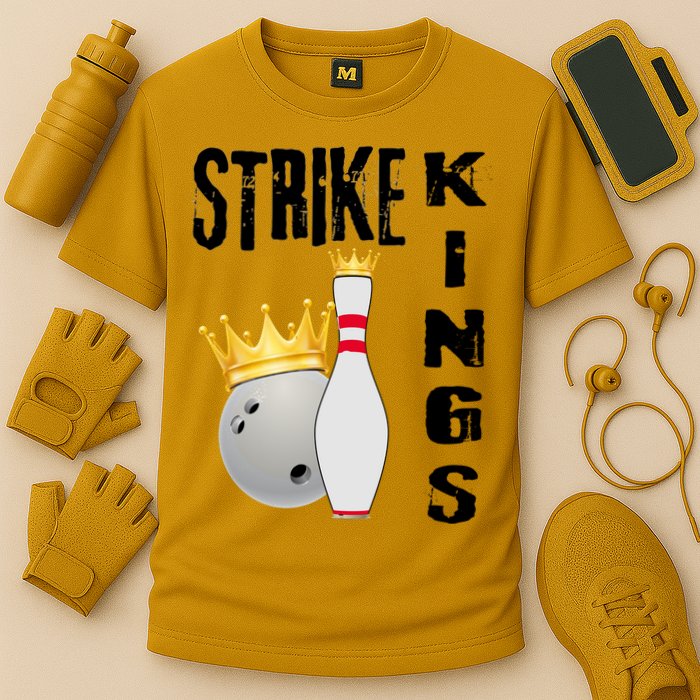 Strike Kings Bowling Logo Cooling Performance Crew T-Shirt
