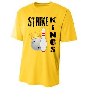 Strike Kings Bowling Logo Performance Sprint T-Shirt