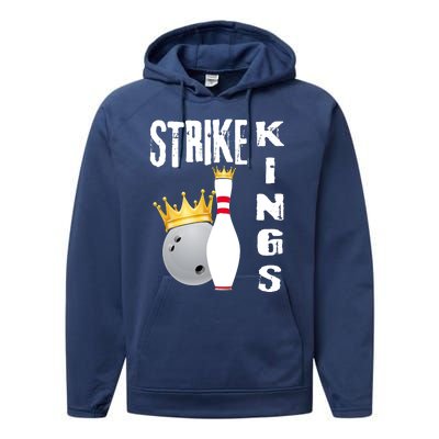 Strike Kings Bowling Logo Performance Fleece Hoodie