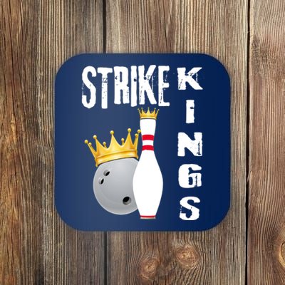 Strike Kings Bowling Logo Coaster