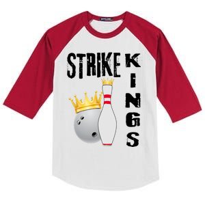 Strike Kings Bowling Logo Kids Colorblock Raglan Jersey