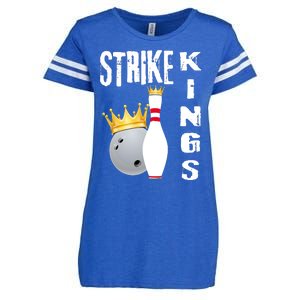 Strike Kings Bowling Logo Enza Ladies Jersey Football T-Shirt