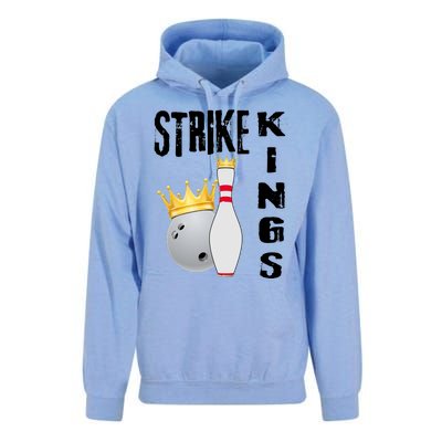 Strike Kings Bowling Logo Unisex Surf Hoodie