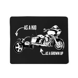 's Kid's Big Wheel Tricycle Road Glide Motorcycle Design Mousepad