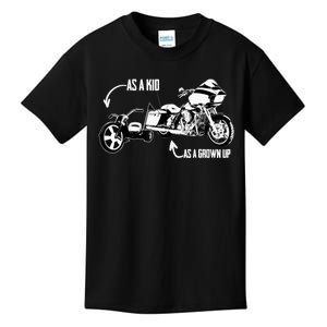 's Kid's Big Wheel Tricycle Road Glide Motorcycle Design Kids T-Shirt