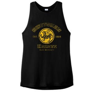 Shotokan Karate Budo University Martial Arts Design Ladies PosiCharge Tri-Blend Wicking Tank