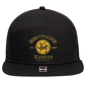 Shotokan Karate Budo University Martial Arts Design 7 Panel Mesh Trucker Snapback Hat