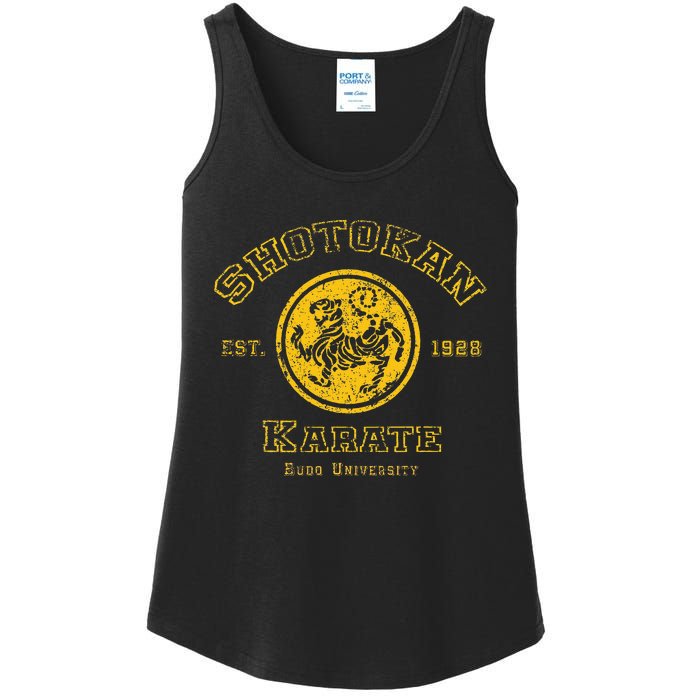 Shotokan Karate Budo University Martial Arts Design Ladies Essential Tank