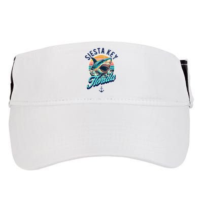 Siesta Key Beach Florida Usa Shark Adult Drive Performance Visor