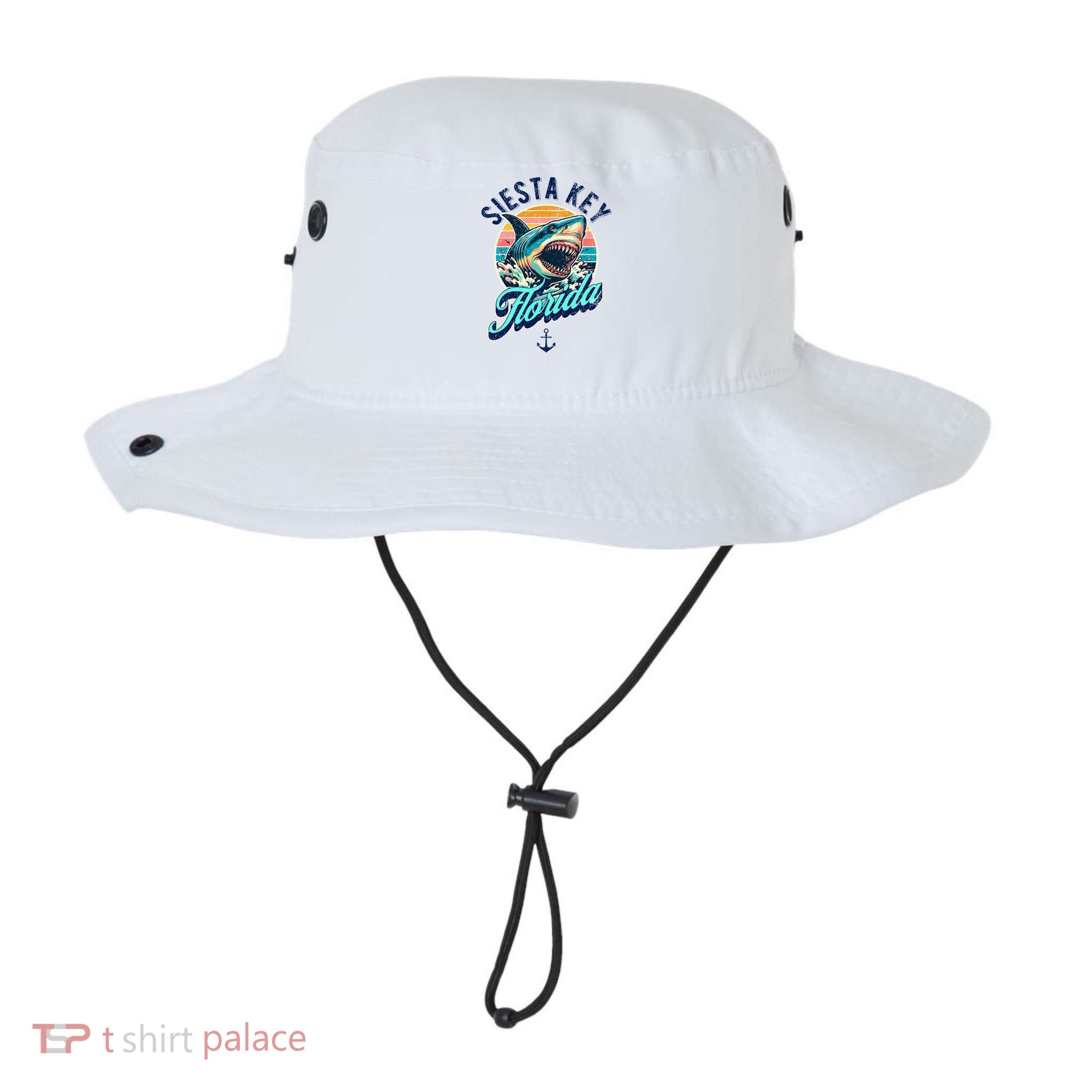 Siesta Key Beach Florida Usa Shark Bucket Hat