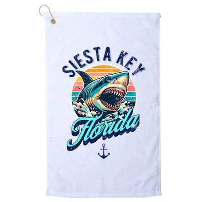 Siesta Key Beach Florida Usa Shark Golf Towel
