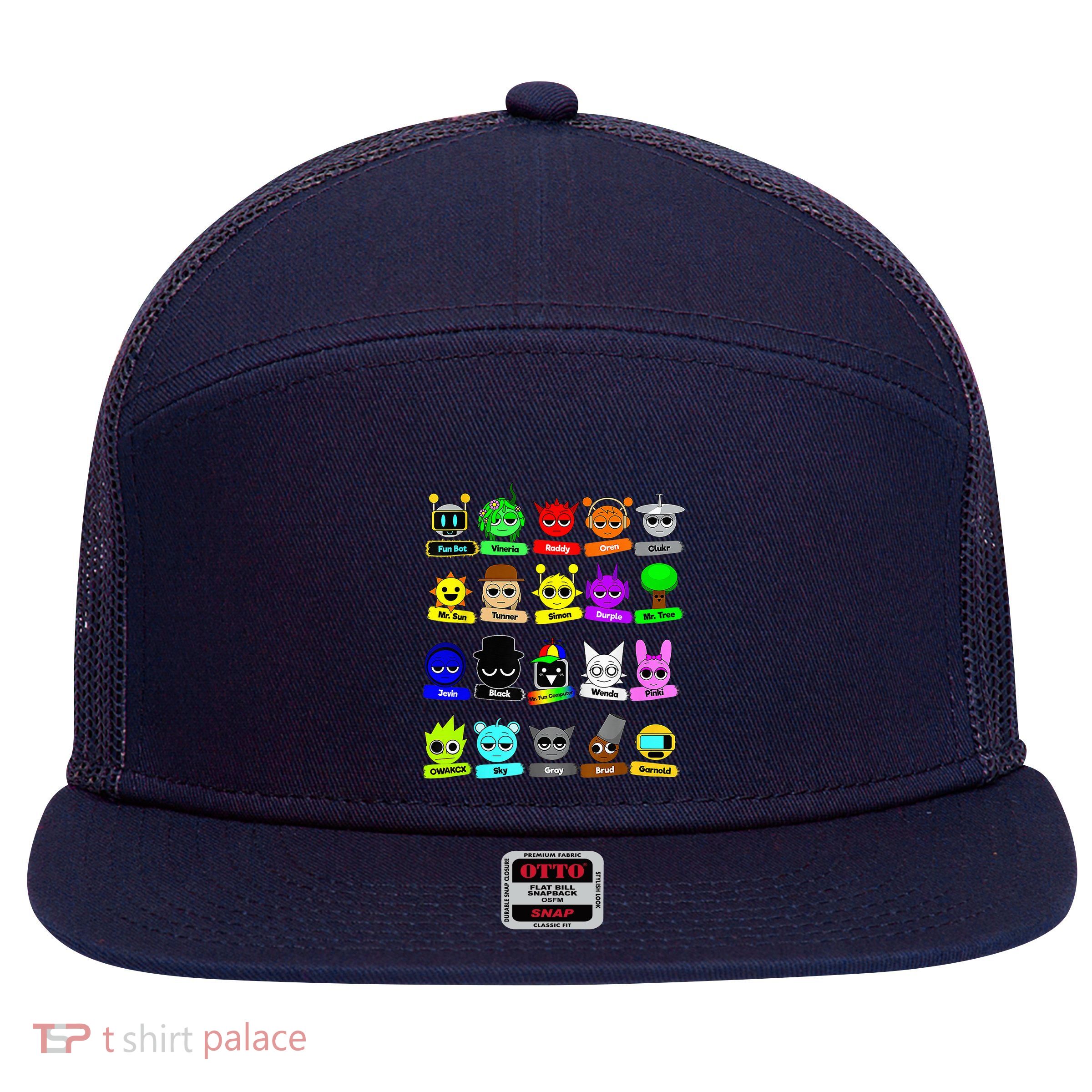 Sprun Ki Birthday This Is All Sprunk Lovely Boy And Girl 7 Panel Mesh Trucker Snapback Hat