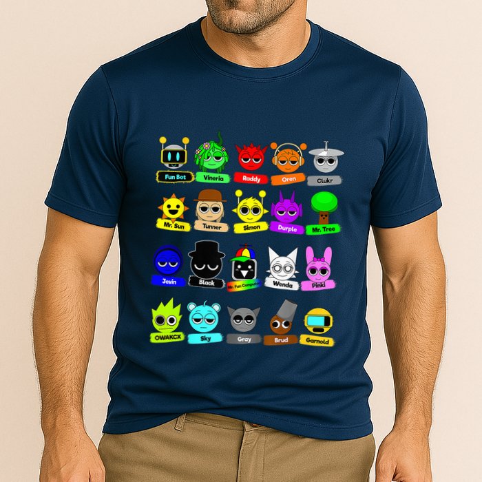 Sprun Ki Birthday This Is All Sprunk Lovely Boy And Girl Cooling Performance Crew T-Shirt