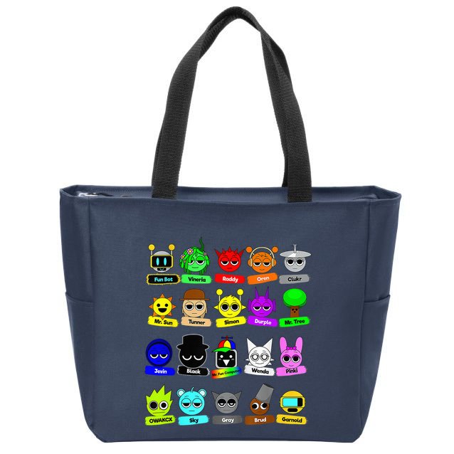 Sprun Ki Birthday This Is All Sprunk Lovely Boy And Girl Zip Tote Bag
