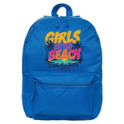 Siesta Key Beach Trip 2024 Gift 16 in Basic Backpack