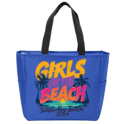 Siesta Key Beach Trip 2024 Gift Zip Tote Bag