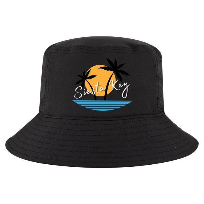 Siesta Key Beach Palm Tree Vacation Trip Matching Group Gift Cool Comfort Performance Bucket Hat