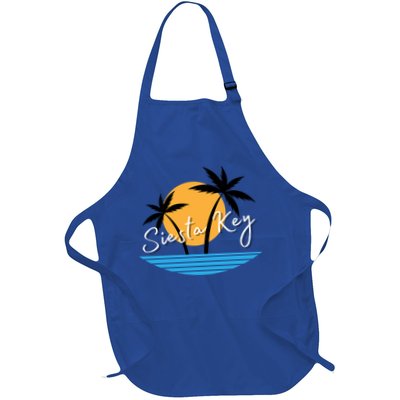 Siesta Key Beach Palm Tree Vacation Trip Matching Group Gift Apron