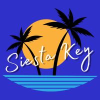Siesta Key Beach Palm Tree Vacation Trip Matching Group Gift Apron