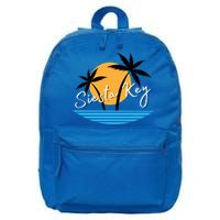 Siesta Key Beach Palm Tree Vacation Trip Matching Group Gift 16 in Basic Backpack