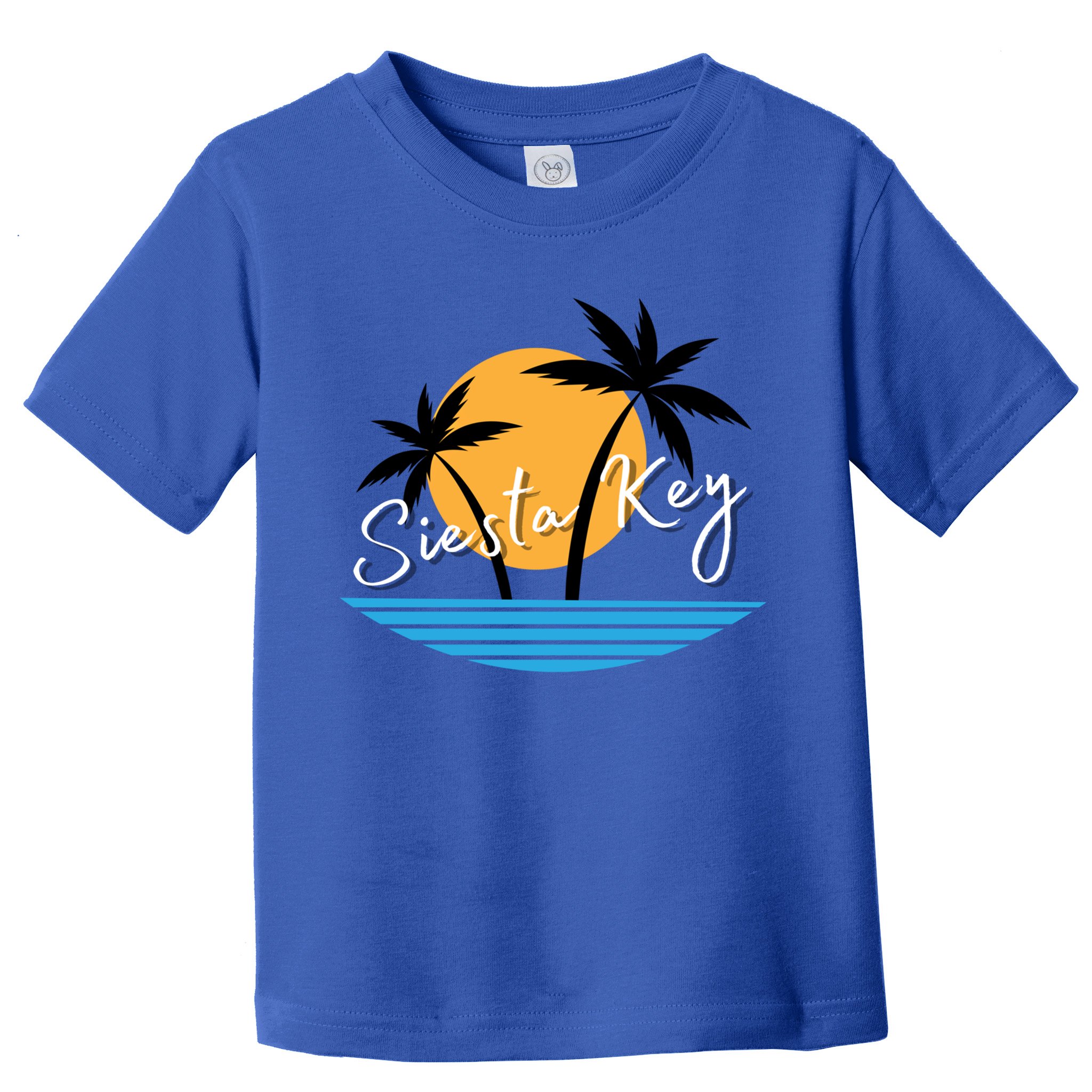 Siesta Key Beach Palm Tree Vacation Trip Matching Group Gift Toddler T-Shirt