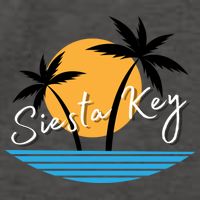 Siesta Key Beach Palm Tree Vacation Trip Matching Group Gift Vector Backpack
