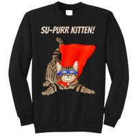 Supurr Kitten Cute Super Hero Cat Sweatshirt