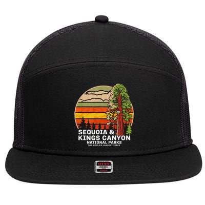 Sequoia Kings Canyon National Parks 7 Panel Mesh Trucker Snapback Hat