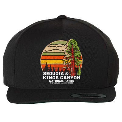 Sequoia Kings Canyon National Parks Wool Snapback Cap