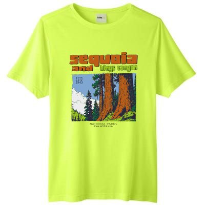 Sequoia Kings Canyon National Parks Vintage Tall Fusion ChromaSoft Performance T-Shirt