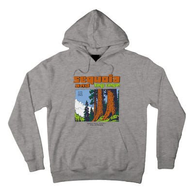 Sequoia Kings Canyon National Parks Vintage Tall Hoodie