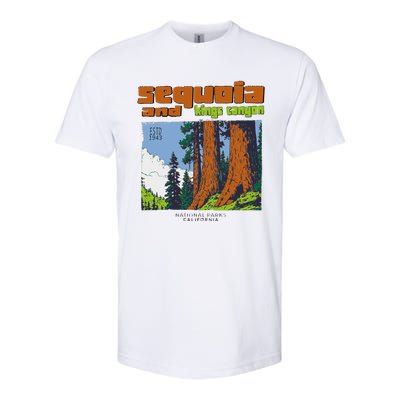 Sequoia Kings Canyon National Parks Vintage Softstyle CVC T-Shirt