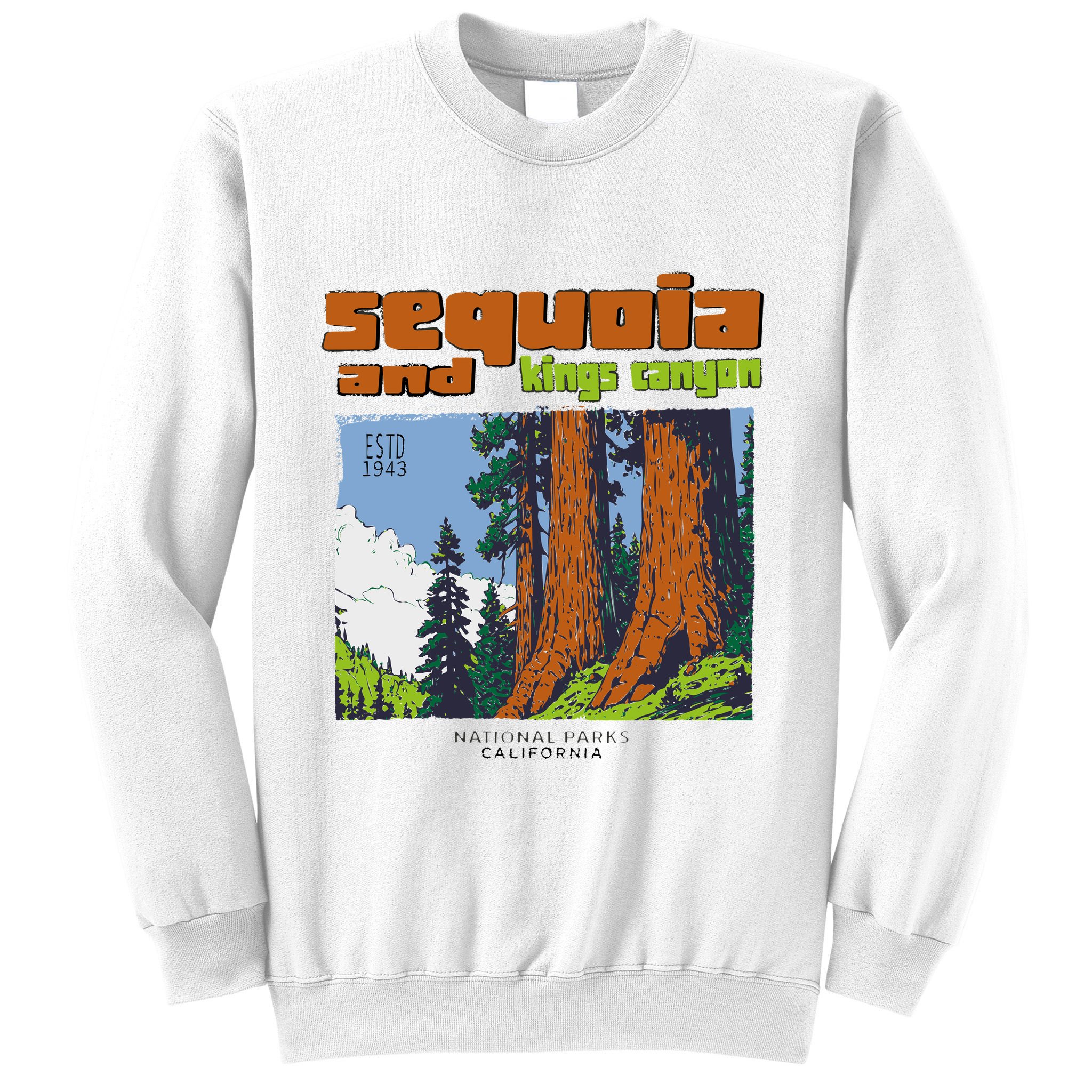 Sequoia Kings Canyon National Parks Vintage Sweatshirt