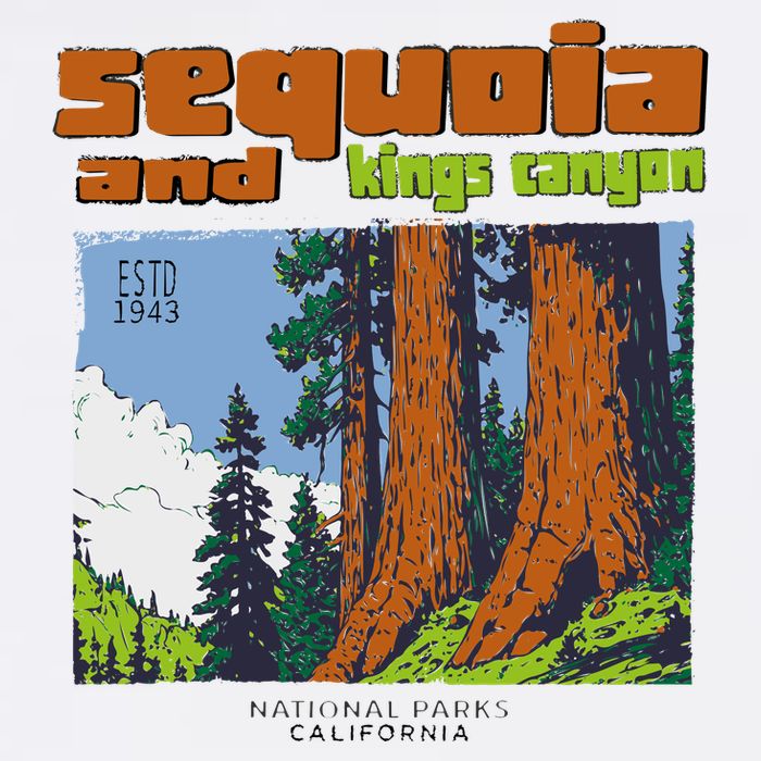 Sequoia Kings Canyon National Parks Vintage Sweatshirt