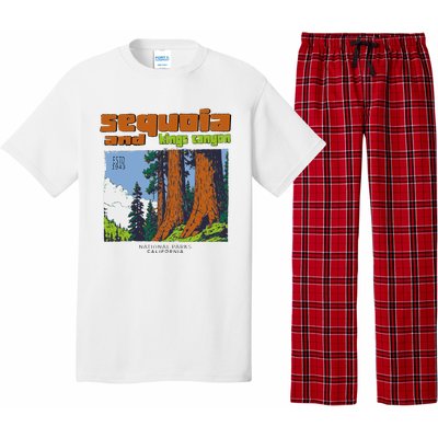 Sequoia Kings Canyon National Parks Vintage Pajama Set