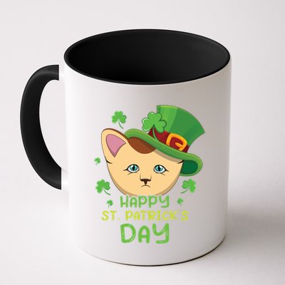 Shamrock Kawaii Cat Cute Cat Happy Saint Patrick Day Cute Gift Mug
