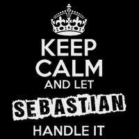 Sebastian Keep Calm And Let Sebastian Handle It Daily Commute Backpack