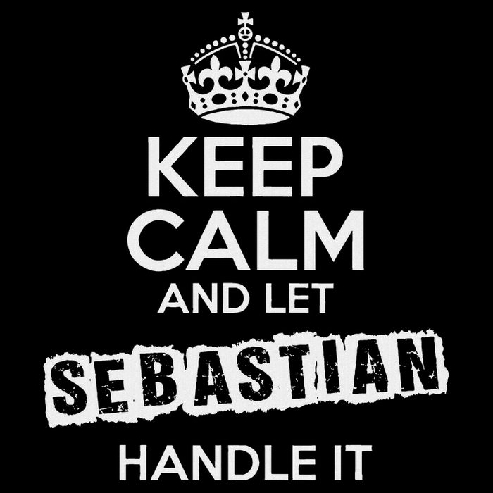 Sebastian Keep Calm And Let Sebastian Handle It Daily Commute Backpack