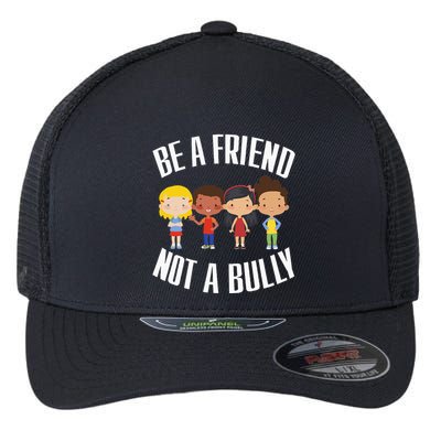 Spread Kindness Choose Friendship Over Bullying Flexfit Unipanel Trucker Cap