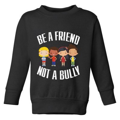 Spread Kindness Choose Friendship Over Bullying Toddler Sweatshirt