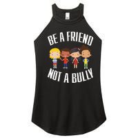 Spread Kindness Choose Friendship Over Bullying Women’s Perfect Tri Rocker Tank