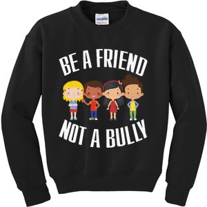 Spread Kindness Choose Friendship Over Bullying Kids Sweatshirt