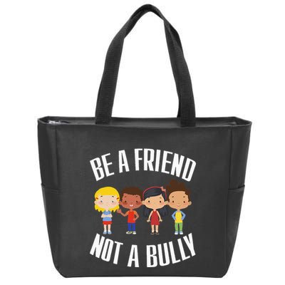 Spread Kindness Choose Friendship Over Bullying Zip Tote Bag