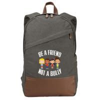 Spread Kindness Choose Friendship Over Bullying Cotton Canvas Backpack