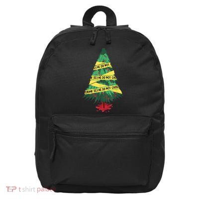 Serial Killer Christmas Tree Crime Scene True Crime 16 in Basic Backpack
