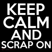 Scrapbook Keep Calm And Scrap On I Do Crafts Scrapbooking Gift High Crown Mesh Back Trucker Hat