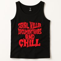 Serial Killer Documentaries And Chill Halloween Tank Top