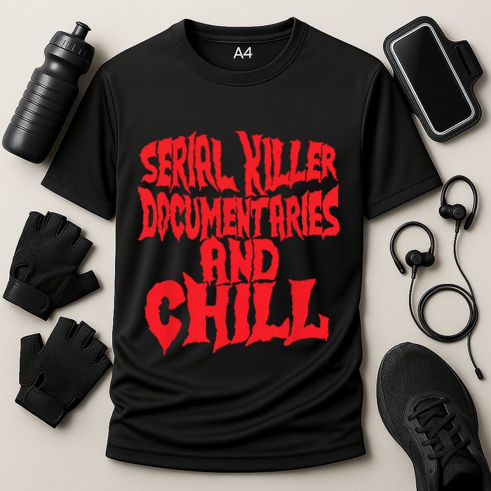 Serial Killer Documentaries And Chill Halloween Performance Shirt