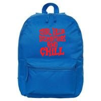 Serial Killer Documentaries And Chill Halloween 16 in Basic Backpack